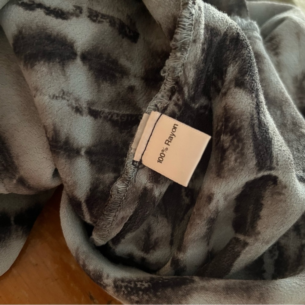 Tie dye BLUE by Saks Fifth Avenue caftan dress - Picture 5 of 6